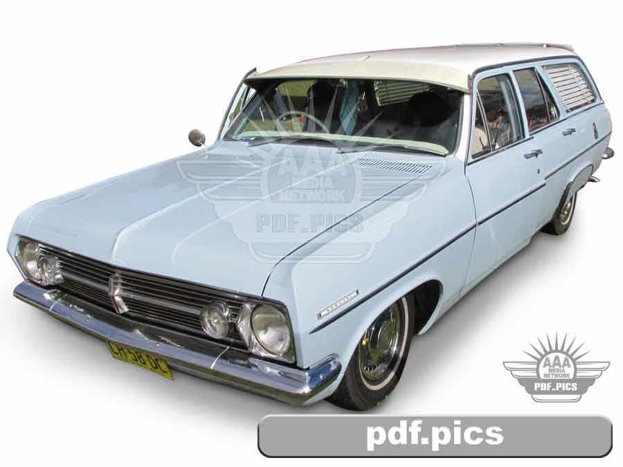 HR Holden Station Wagon Front Passenger Side View