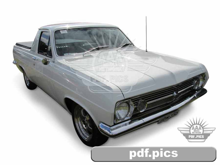 HR Holden Ute Front Drivers Side View