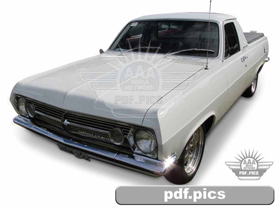 HR Holden Ute Front Passenger Side View