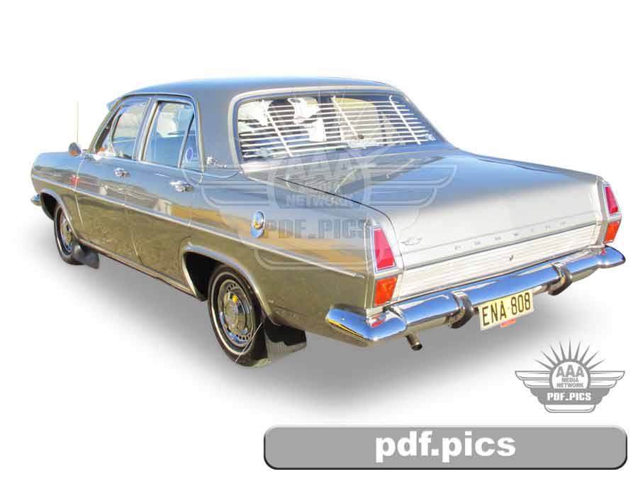 HR Holden Sedan Rear Passenger Side View