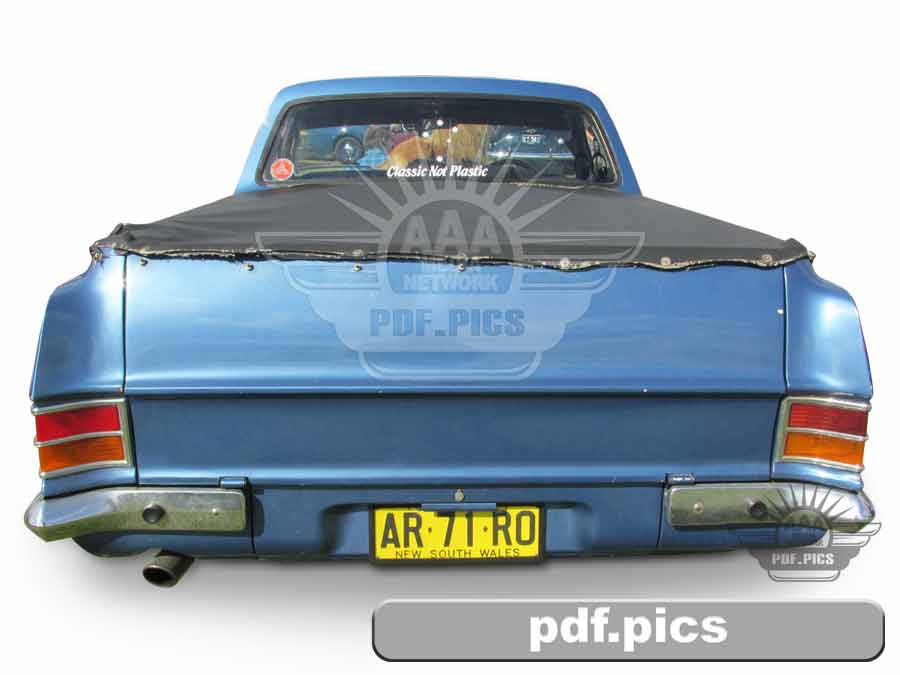 HR Holden Ute Rear View