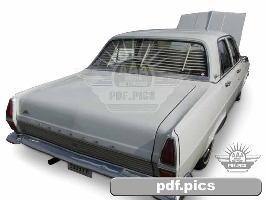 HR Holden Sedan Rear Drivers Side View
