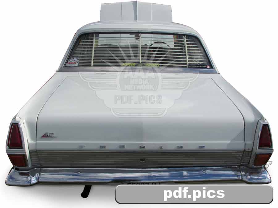 HR Holden Sedan Rear View