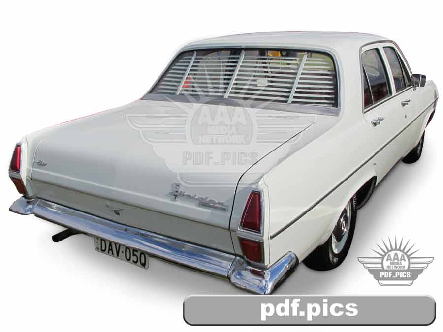 HR Holden Sedan Rear Drivers Side View