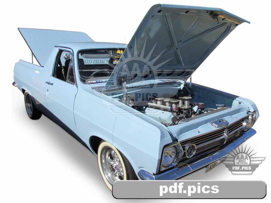 HR Holden Ute Front Drivers Side View