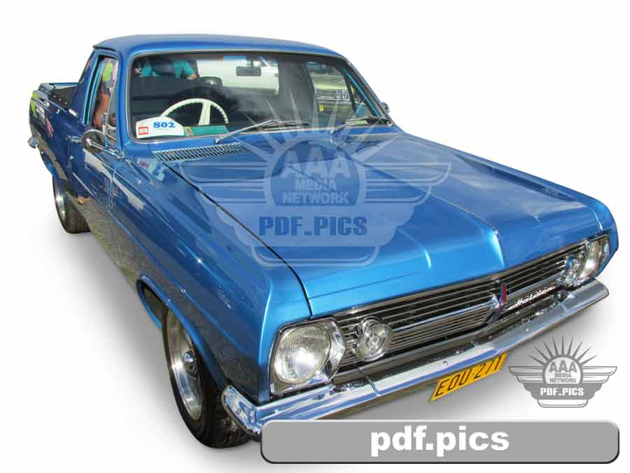 HR Holden Ute Front Drivers Side View