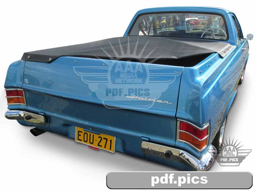 HR Holden Ute Rear Drivers Side View