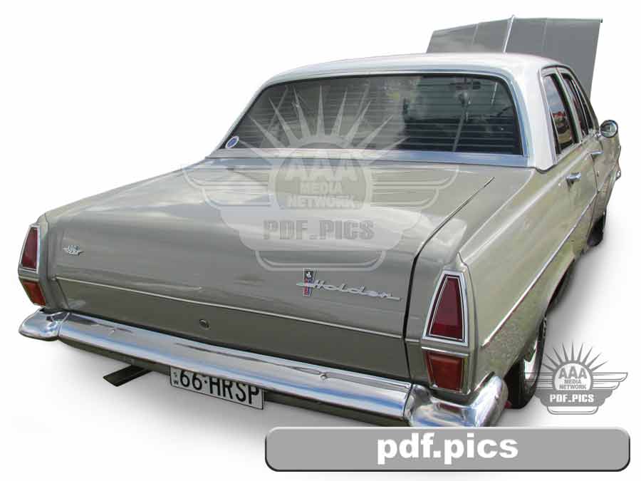 HR Holden Sedan Rear Drivers Side View