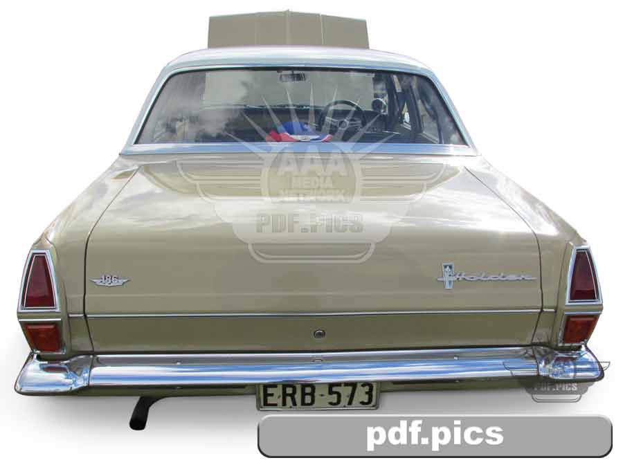 HR Holden Sedan Rear View