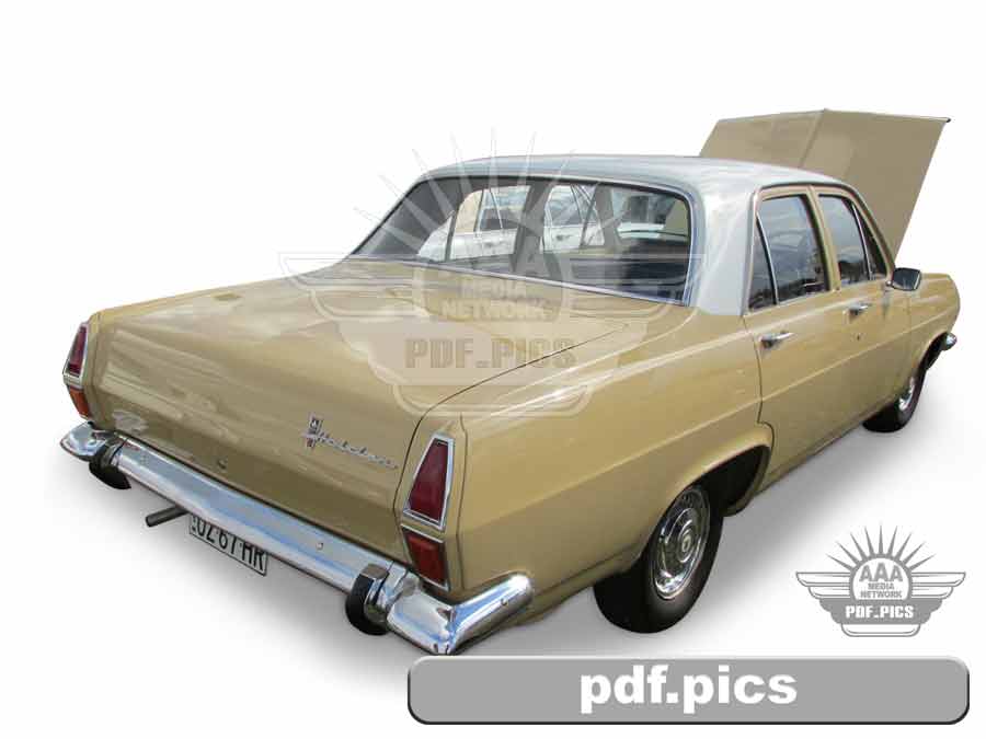 HR Holden Sedan Rear Drivers Side View