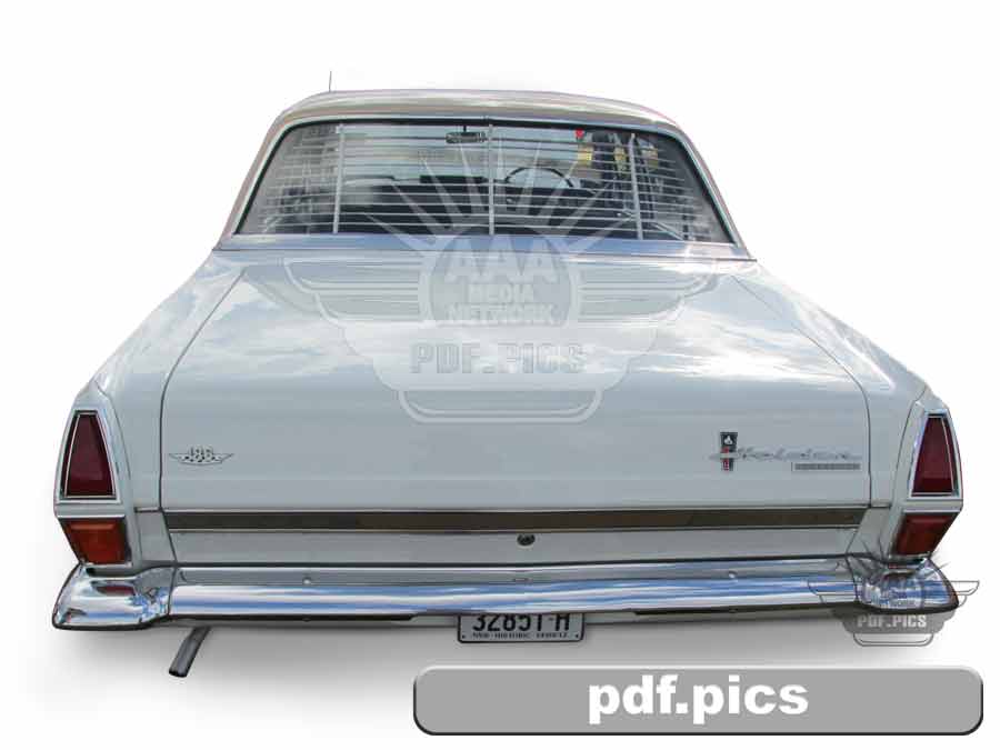 HR Holden Sedan Rear View