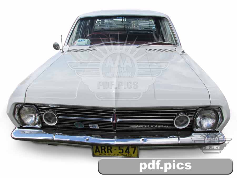 HR Holden Station Wagon Front View