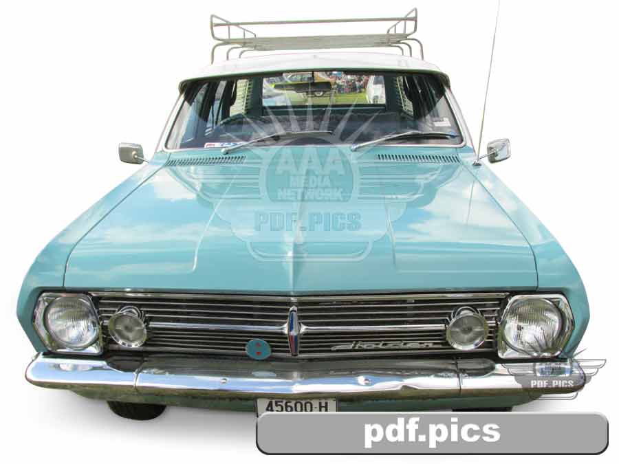 HR Holden Station Wagon Front View