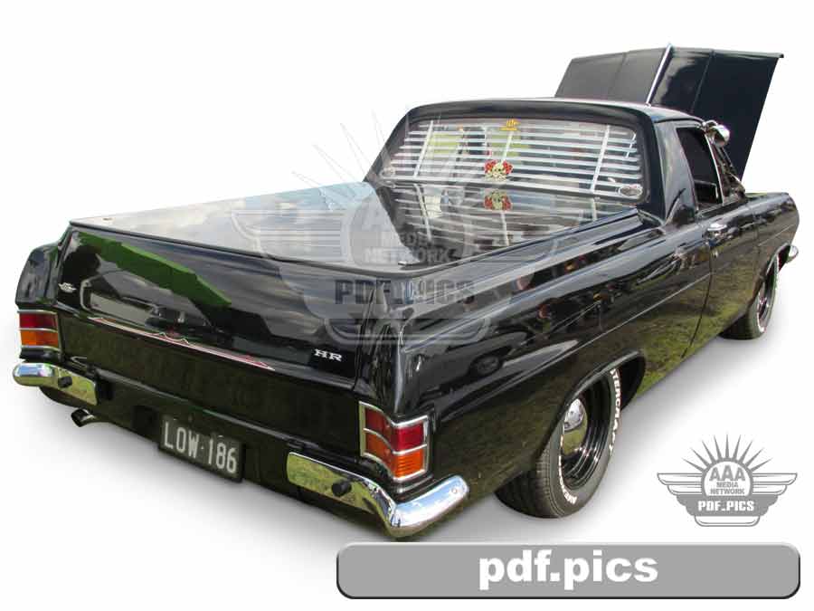 HR Holden Ute Rear Drivers Side View