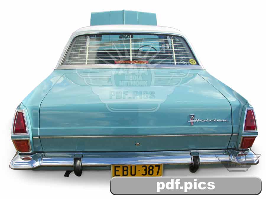 HR Holden Sedan Rear View