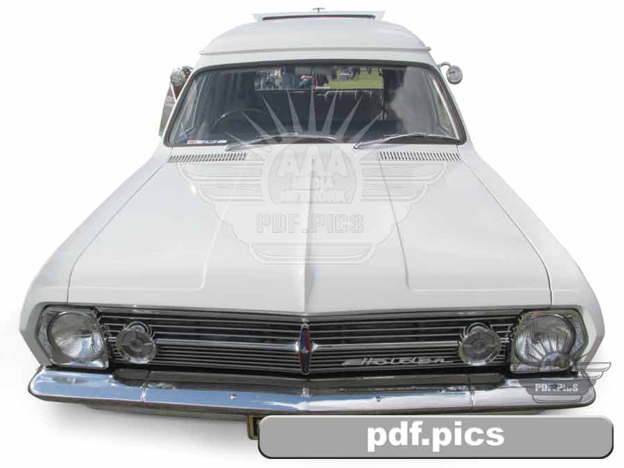 HR Holden Panel Van Front View