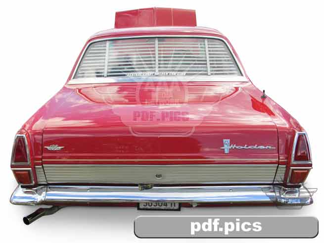 HR Holden Sedan Rear View