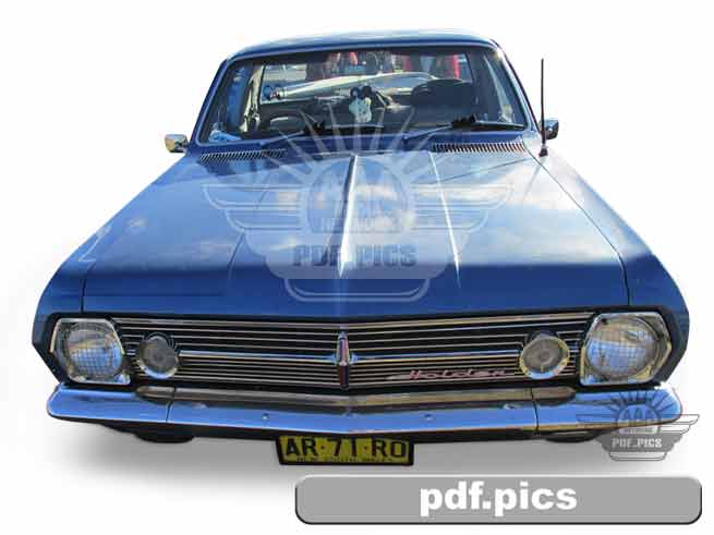 HR Holden Ute Front View