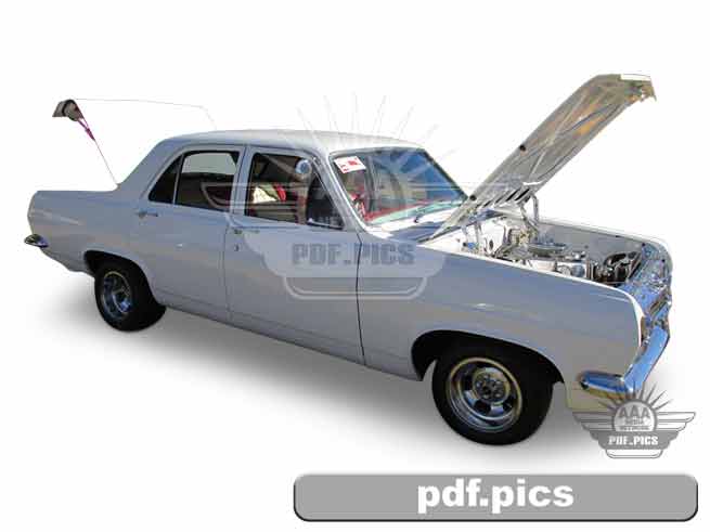 HR Holden Sedan Front Drivers Side View