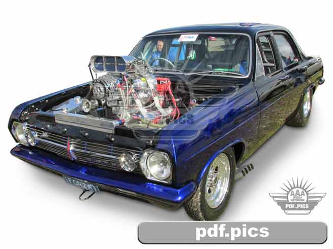 HR Holden Sedan Front Passenger Side View