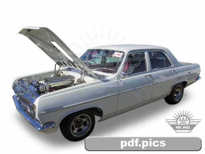 HR Holden Sedan Front Passenger Side View