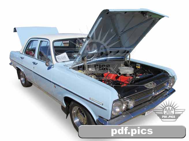 HR Holden Sedan Front Drivers Side View