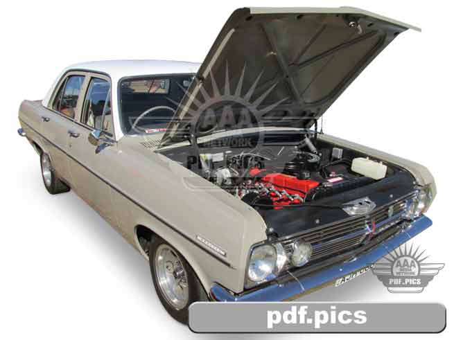 HR Holden Sedan Front Drivers Side View
