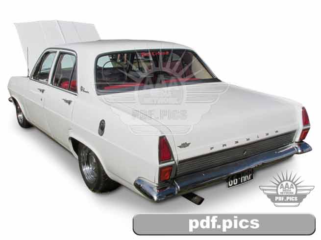HR Holden Sedan Rear Passenger Side View