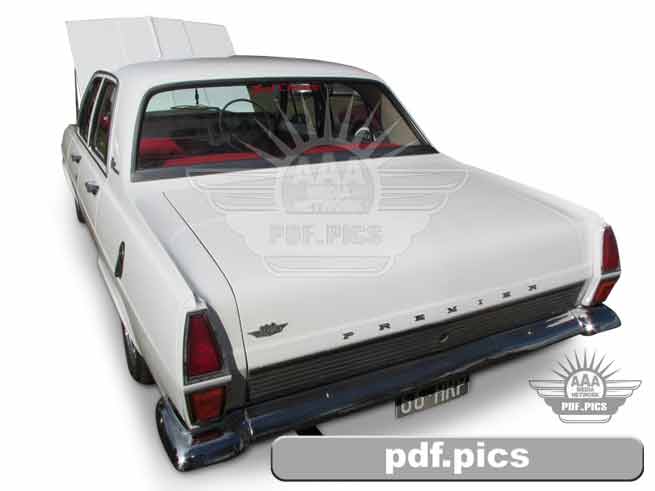 HR Holden Sedan Rear Passenger Side View