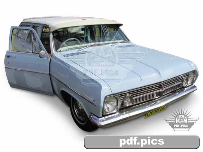HR Holden Station Wagon Front Drivers Side View