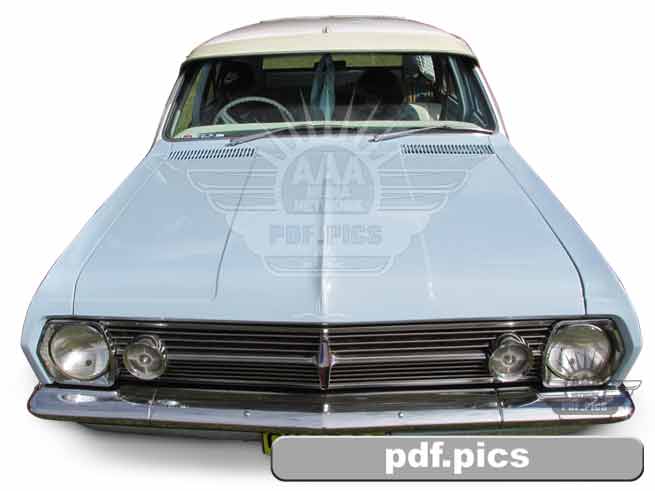 HR Holden Station Wagon Front View