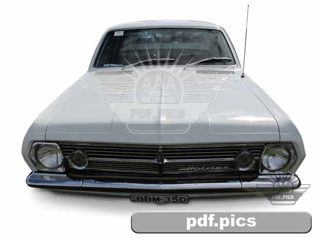 HR Holden Ute Front View