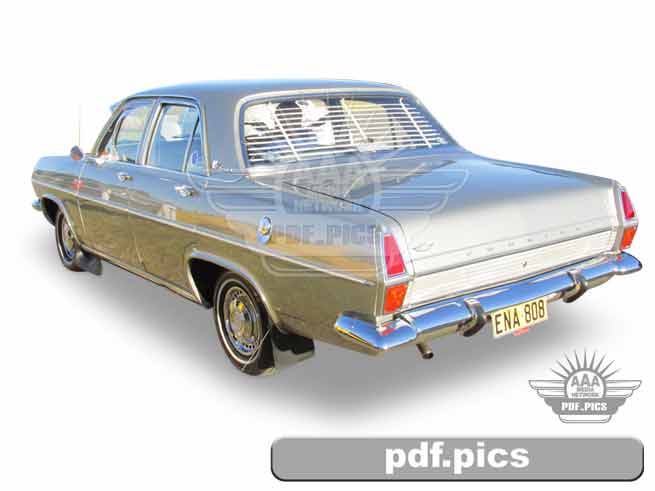 HR Holden Sedan Rear Passenger Side View