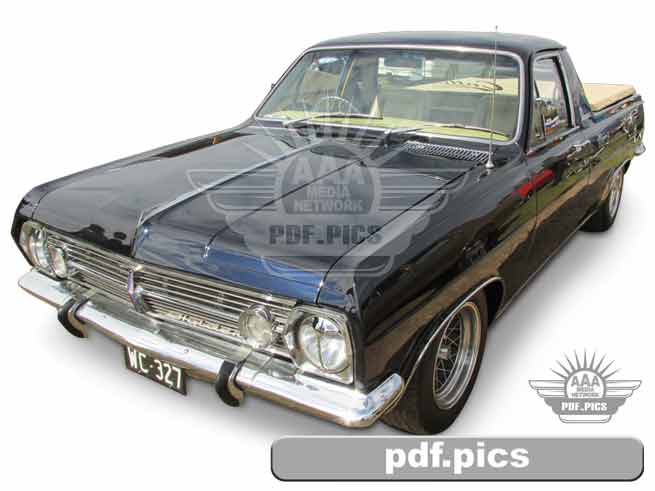 HR Holden Ute Front Passenger Side View