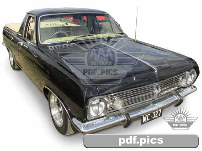 HR Holden Ute Front Drivers Side View