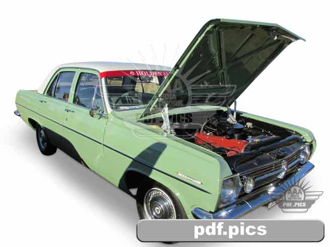 HR Holden Sedan Front Drivers Side View