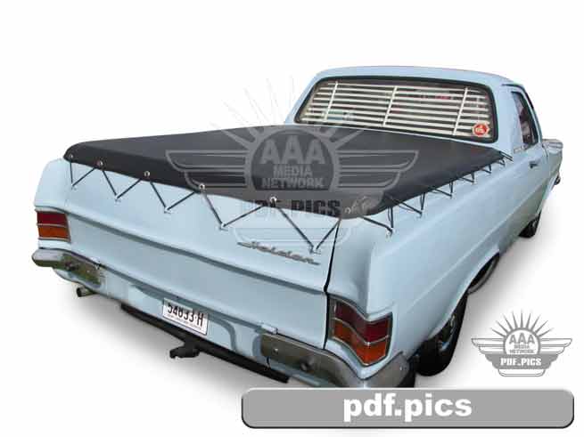 HR Holden Ute Rear Drivers Side View