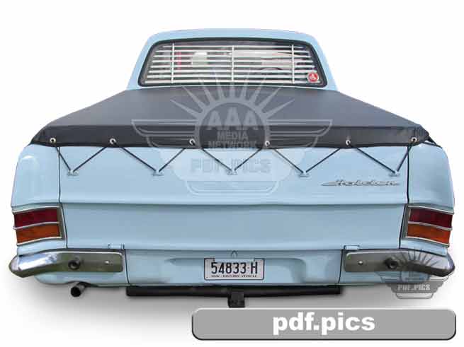 HR Holden Ute Rear View
