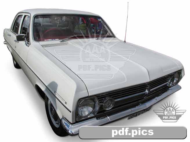HR Holden Sedan Front Drivers Side View