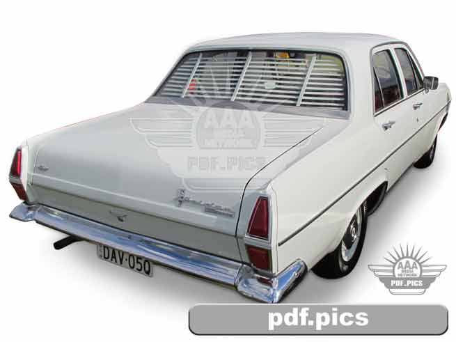 HR Holden Sedan Rear Drivers Side View
