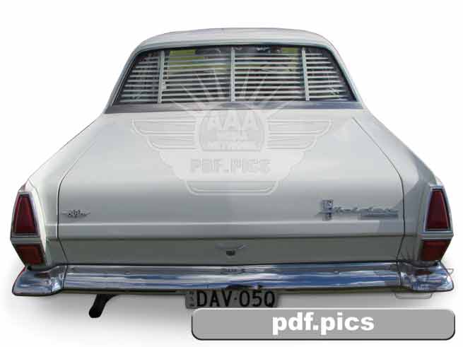 HR Holden Sedan Rear View