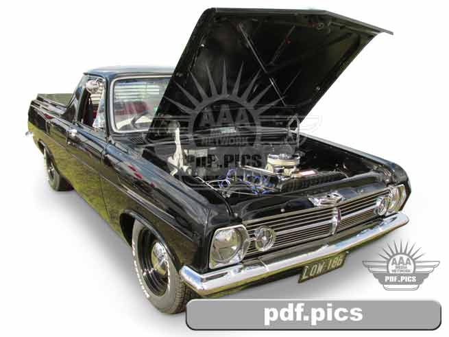 HR Holden Ute Front Drivers Side View