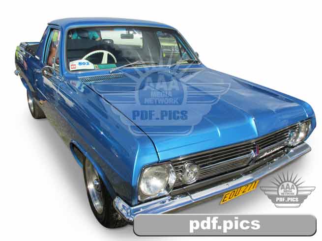 HR Holden Ute Front Drivers Side View