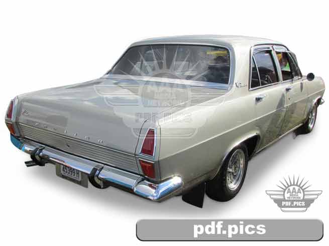 HR Holden Sedan Rear Drivers Side View