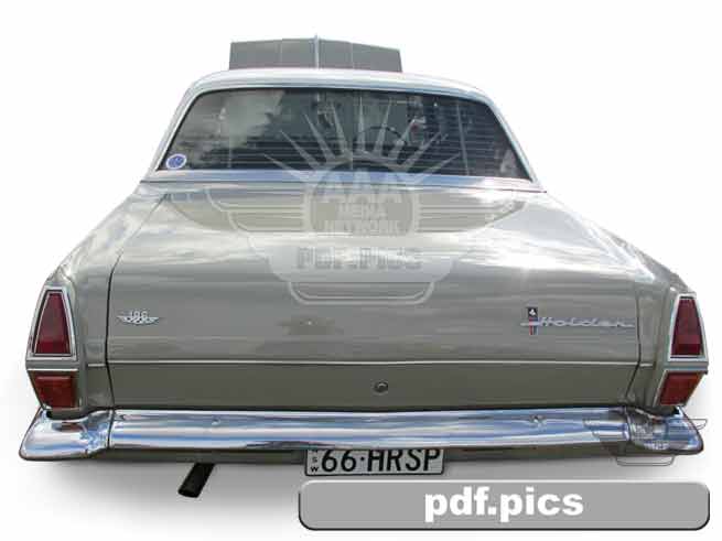 HR Holden Sedan Rear View