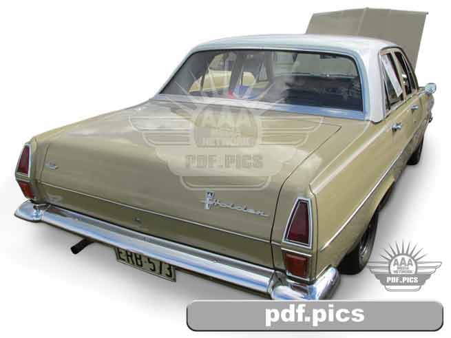 HR Holden Sedan Rear Drivers Side View