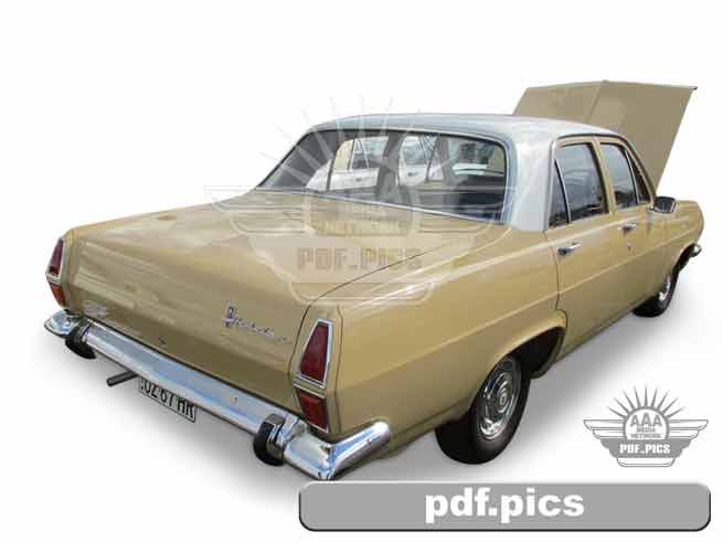 HR Holden Sedan Rear Drivers Side View