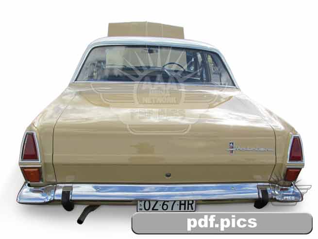 HR Holden Sedan Rear View