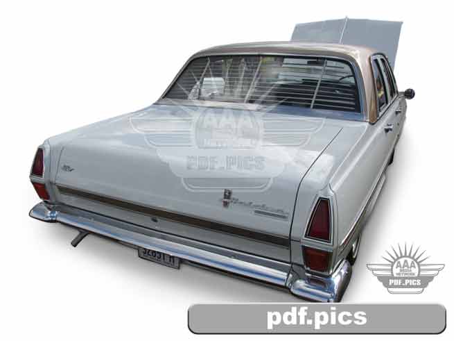 HR Holden Sedan Rear Drivers Side View