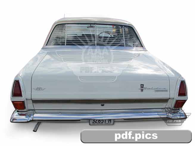 HR Holden Sedan Rear View